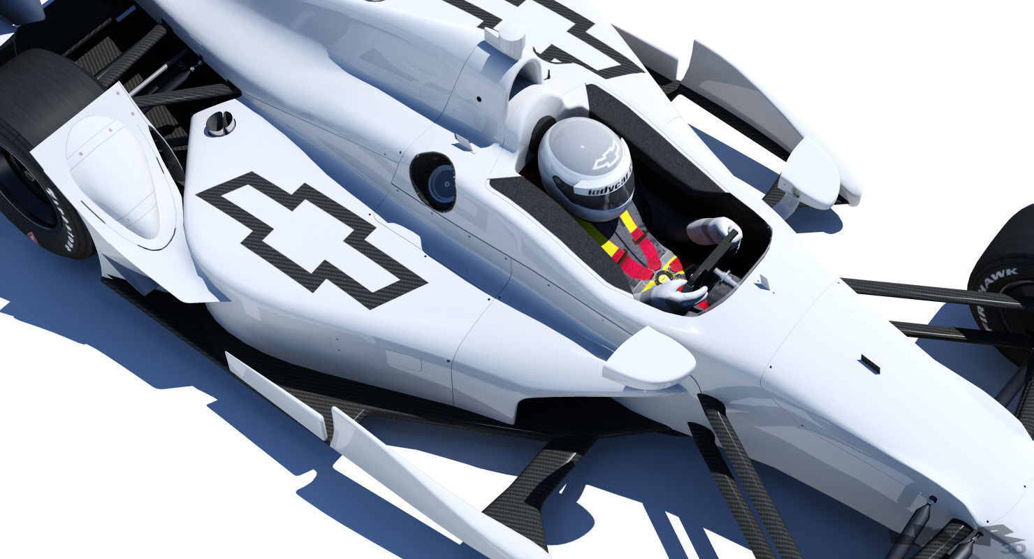 Indycar 2015 Chevrolet - Road and Oval 3D model_8