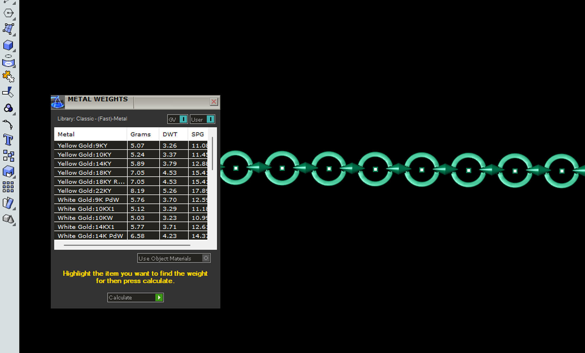 Light Weight  Western type Ladies Bracelets 3D print model_2