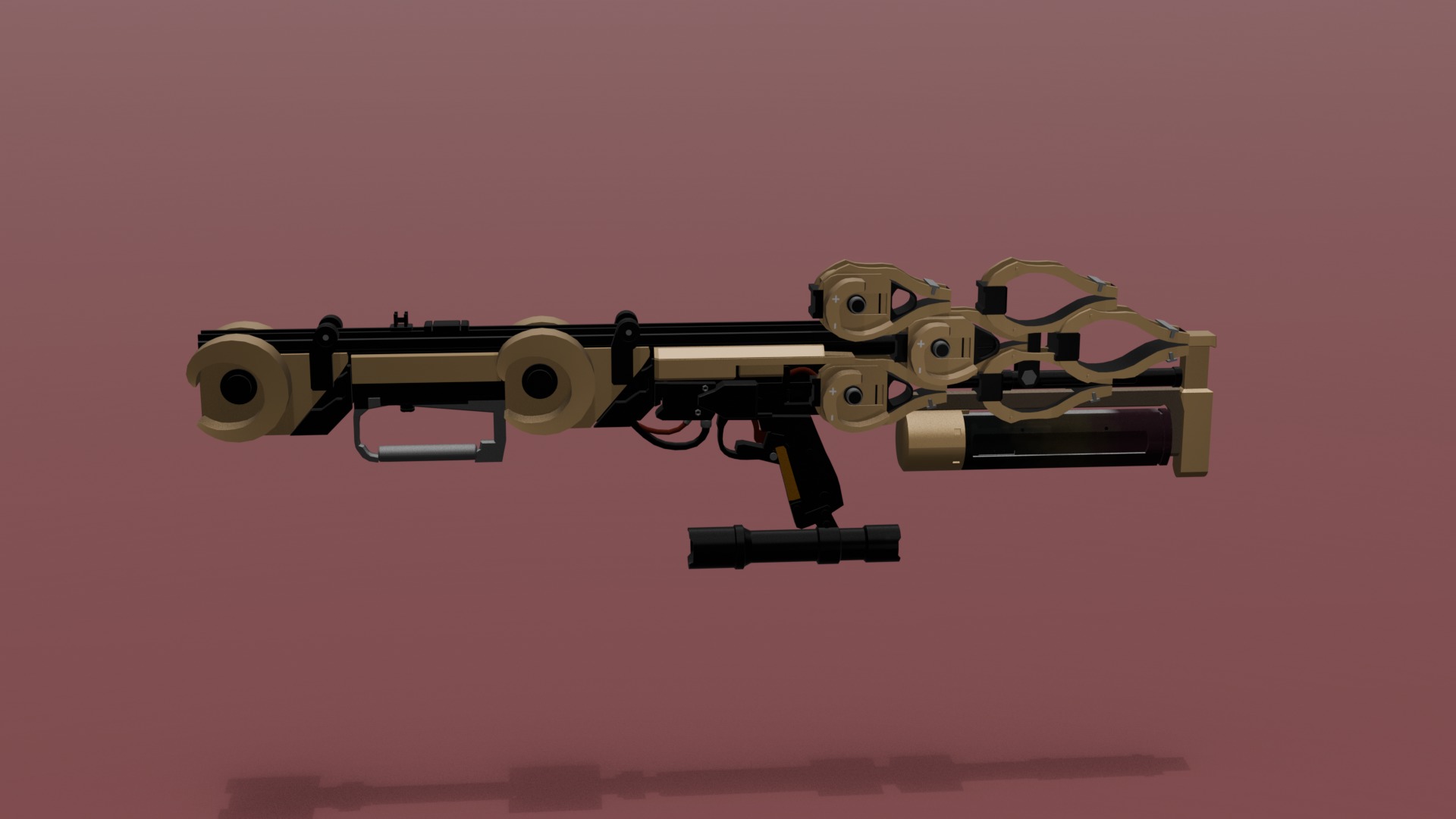 Ray Gun 3D model 3D model_1