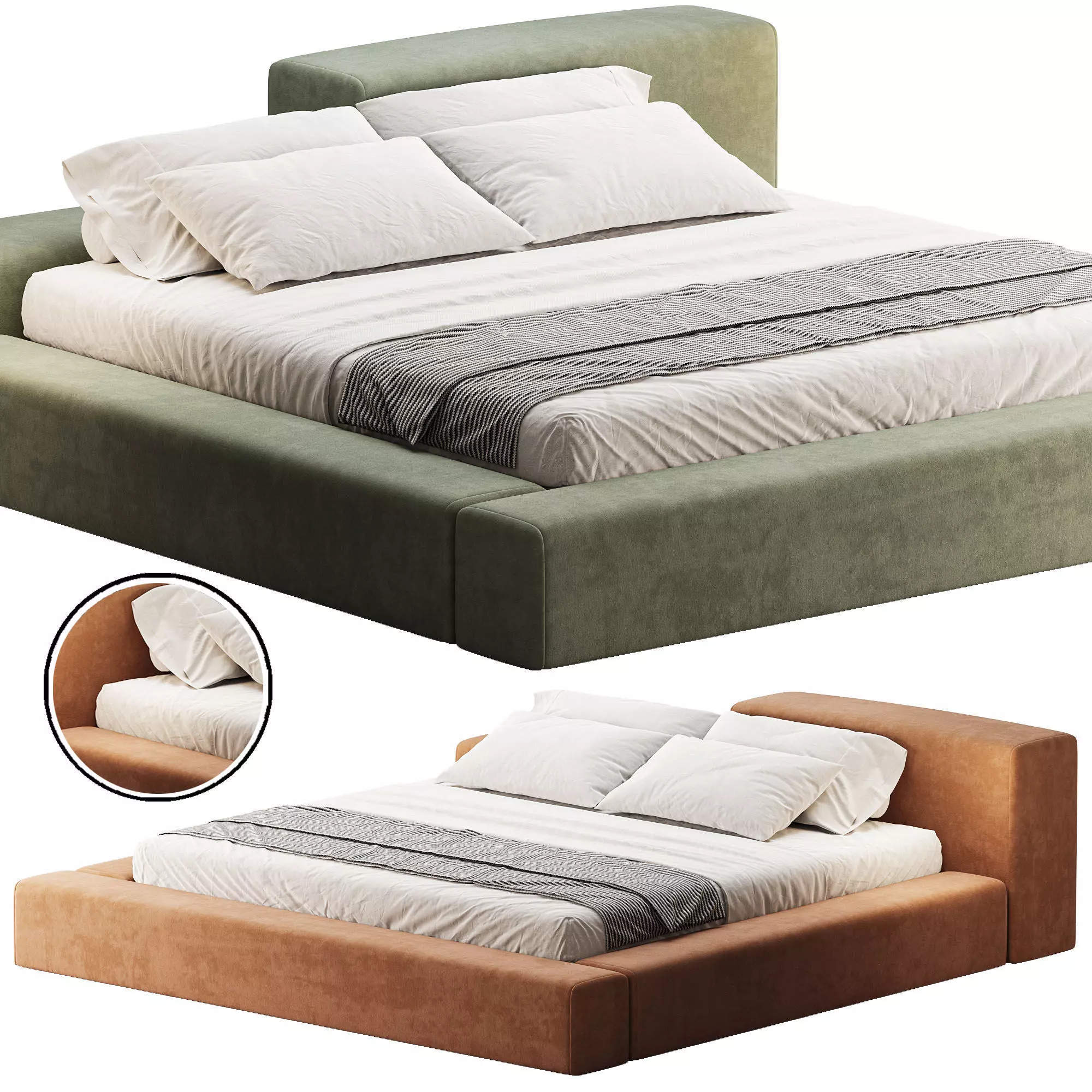 Extra Wall Bed 3D model