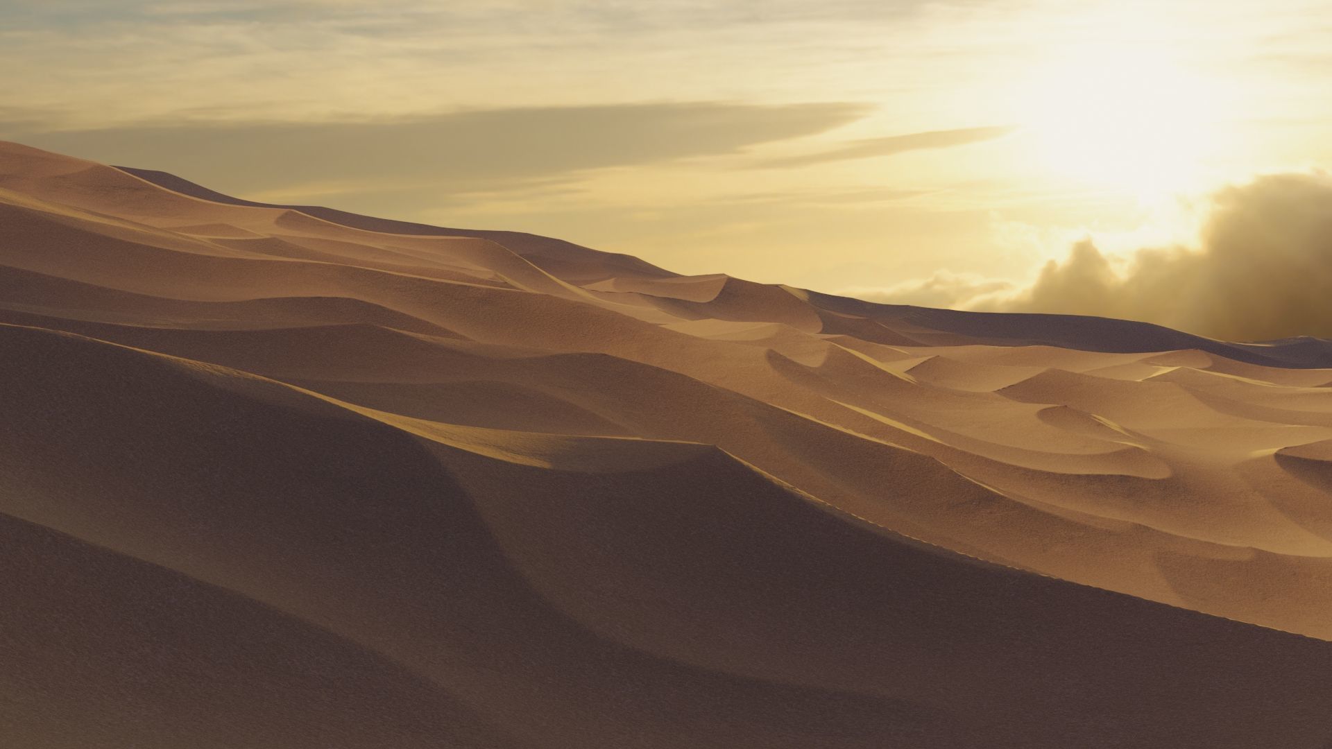 Sand dune Low-poly 3D model_2