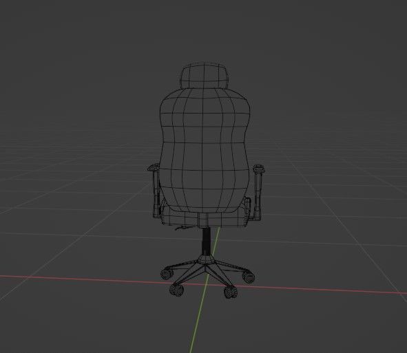 Computer Gaming Chair 3D model_14