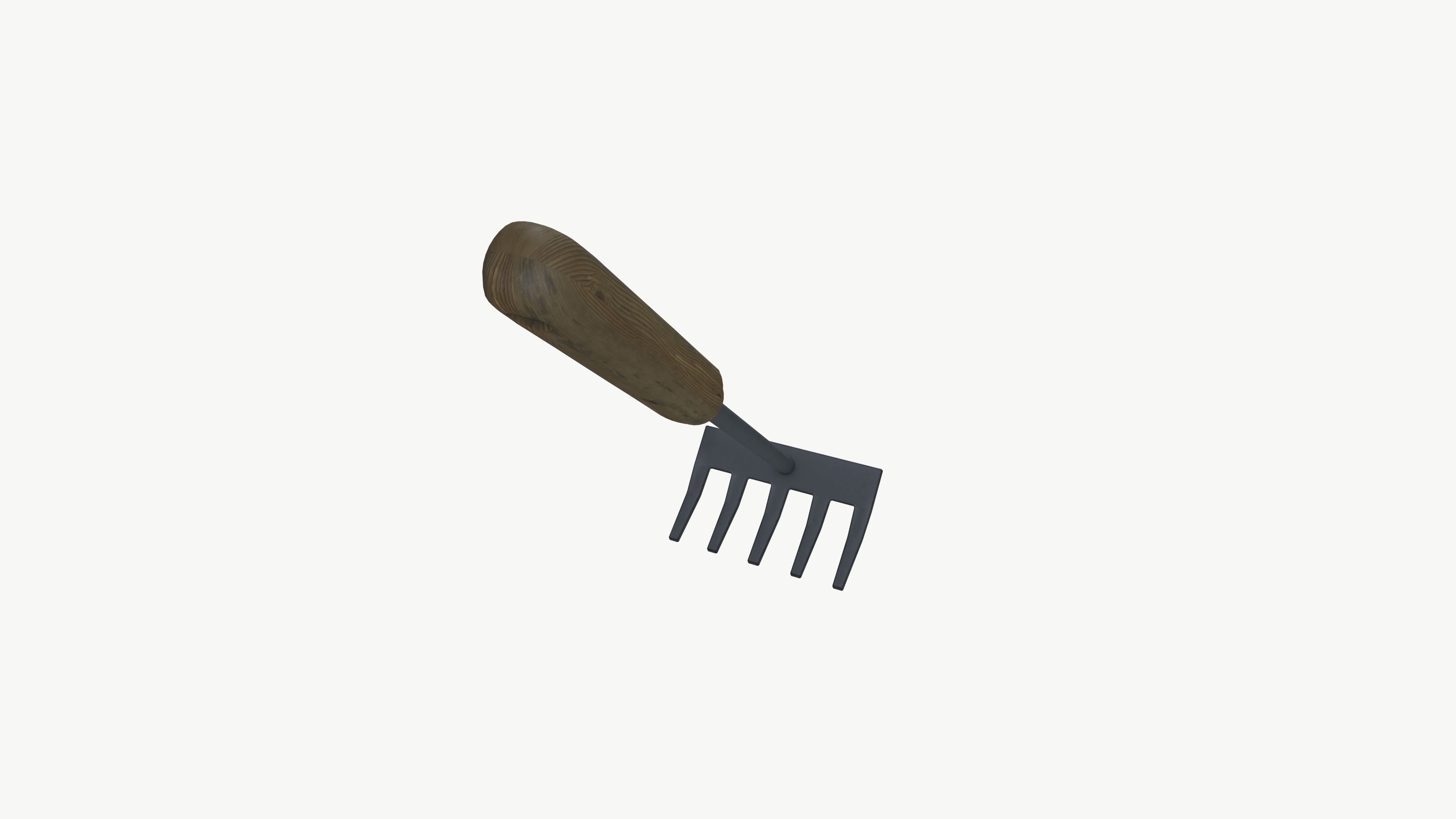 hand rake 3D model_8