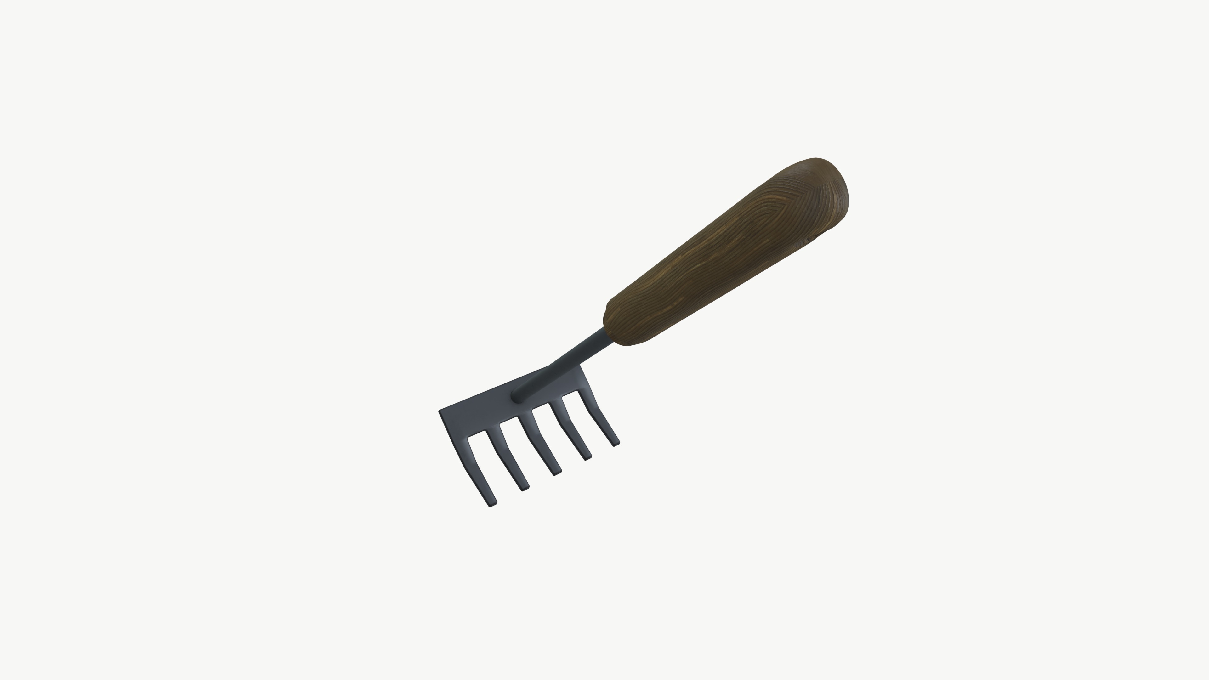 hand rake 3D model_6