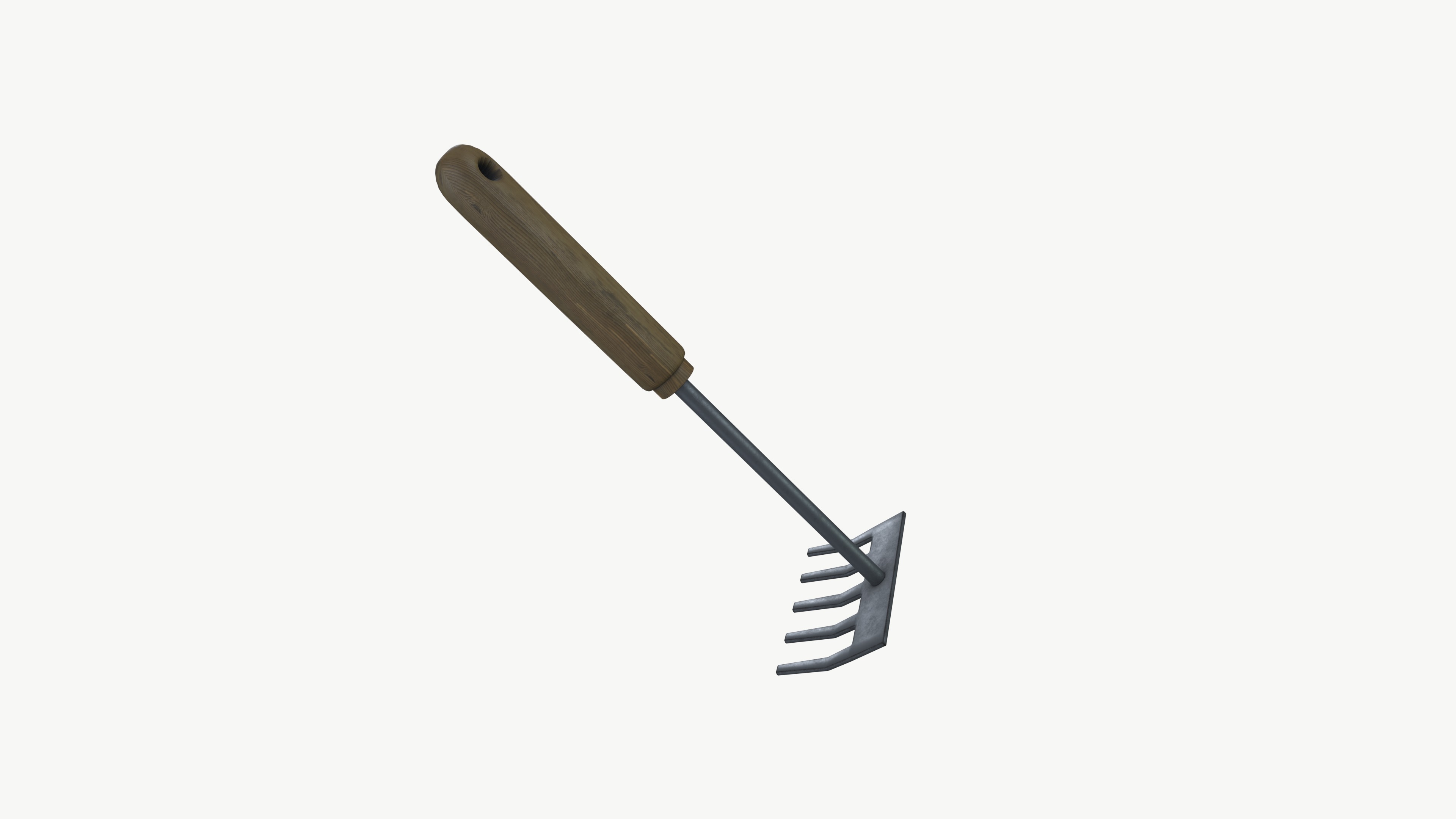 hand rake 3D model_16