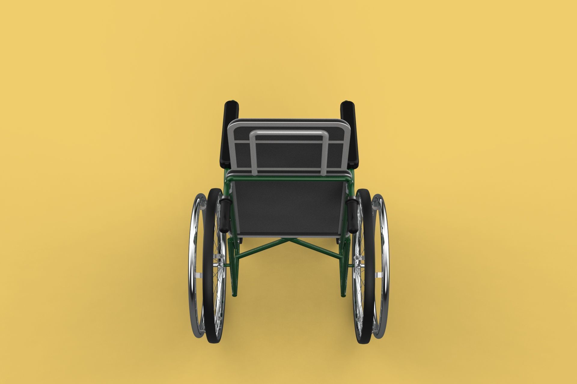 RECLINING RECLINE TILT LYING MANUAL FOLDING WHEELCHAIR MEDICAL 3D model_29