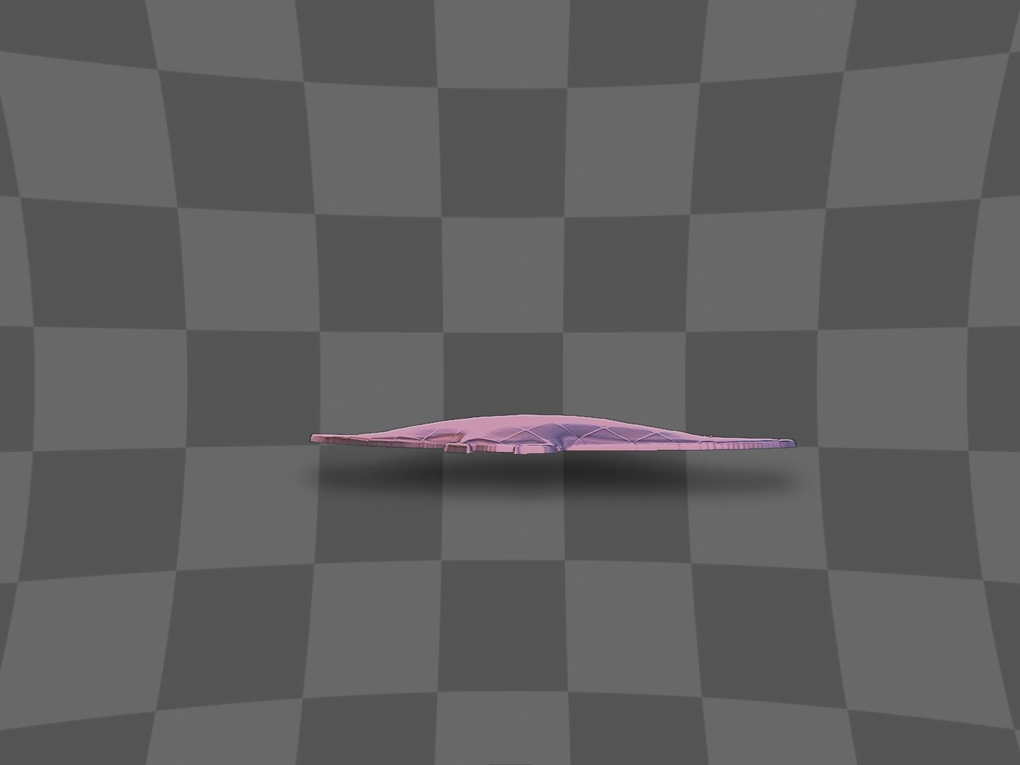 Stingray deco panel  3D print model_10