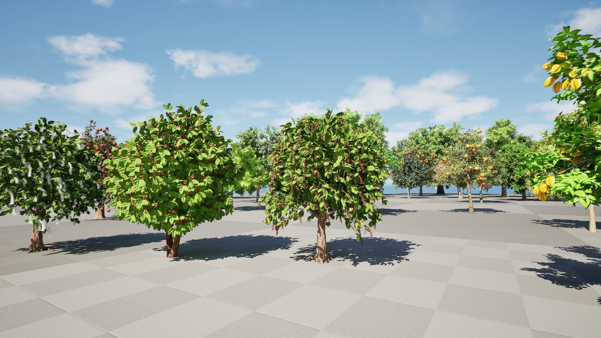 High realistic Fruit Trees 3D Collection 01 _24
