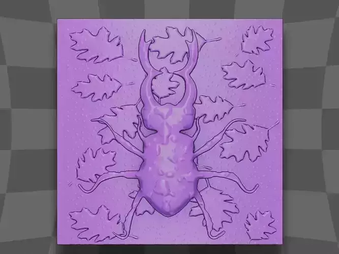 The bettle design for CNC or 3D printing