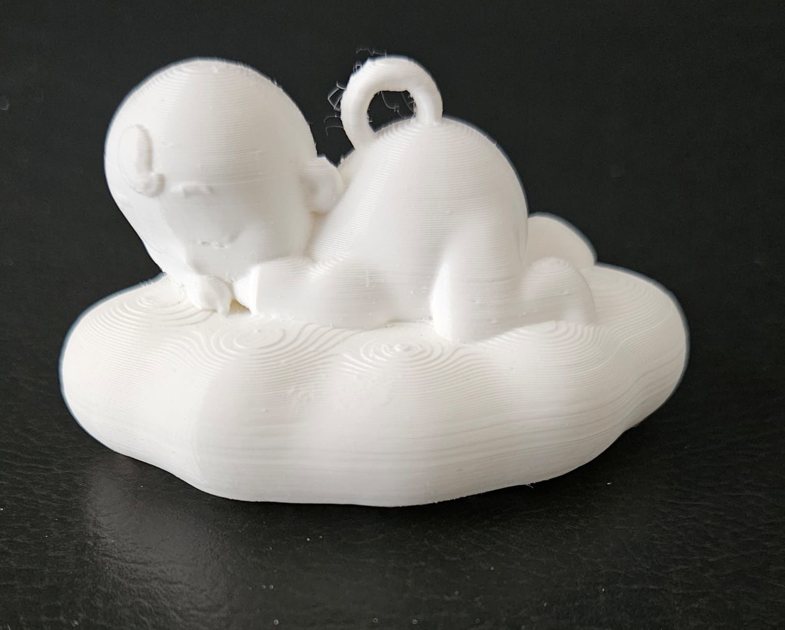 baby Sleeping on Cloud 3D print model_5