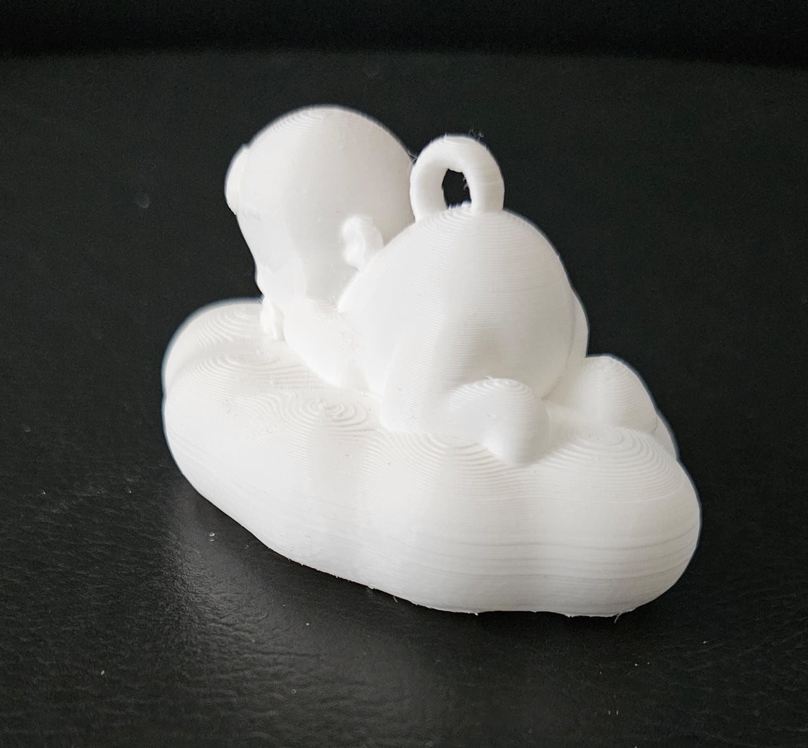 baby Sleeping on Cloud 3D print model_8
