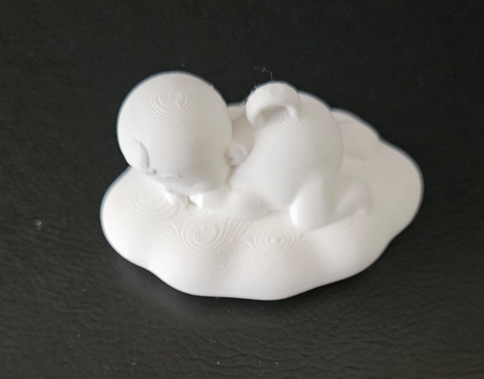 baby Sleeping on Cloud 3D print model_6