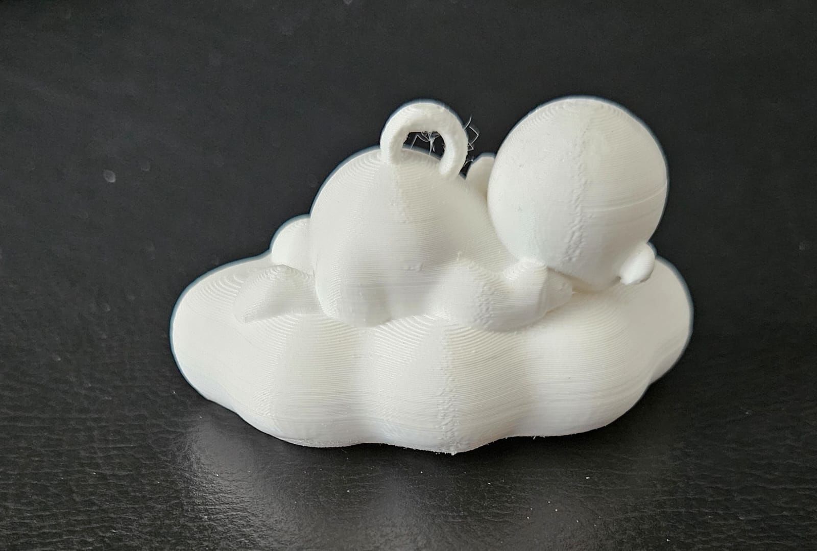 baby Sleeping on Cloud 3D print model_12
