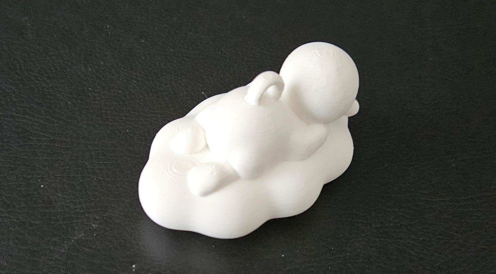 baby Sleeping on Cloud 3D print model_11