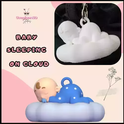baby Sleeping on Cloud