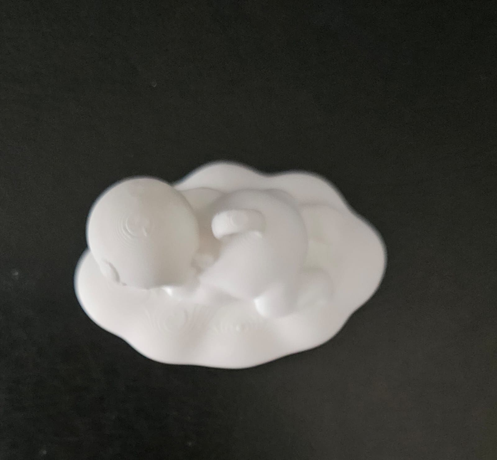 baby Sleeping on Cloud 3D print model_7
