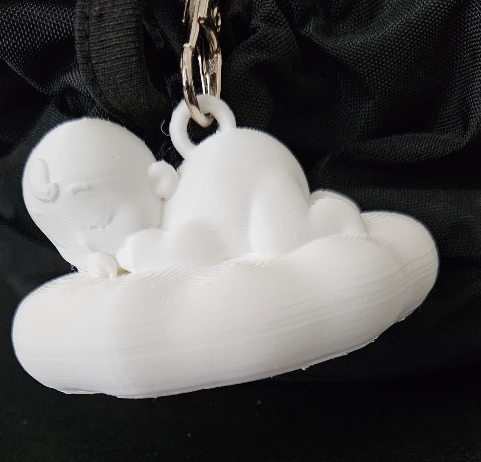 baby Sleeping on Cloud 3D print model_15