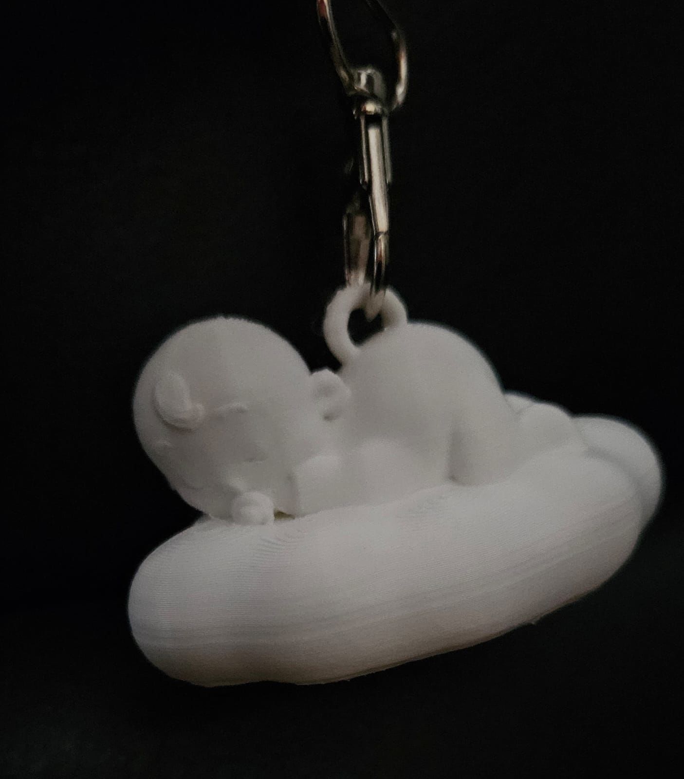 baby Sleeping on Cloud 3D print model_17