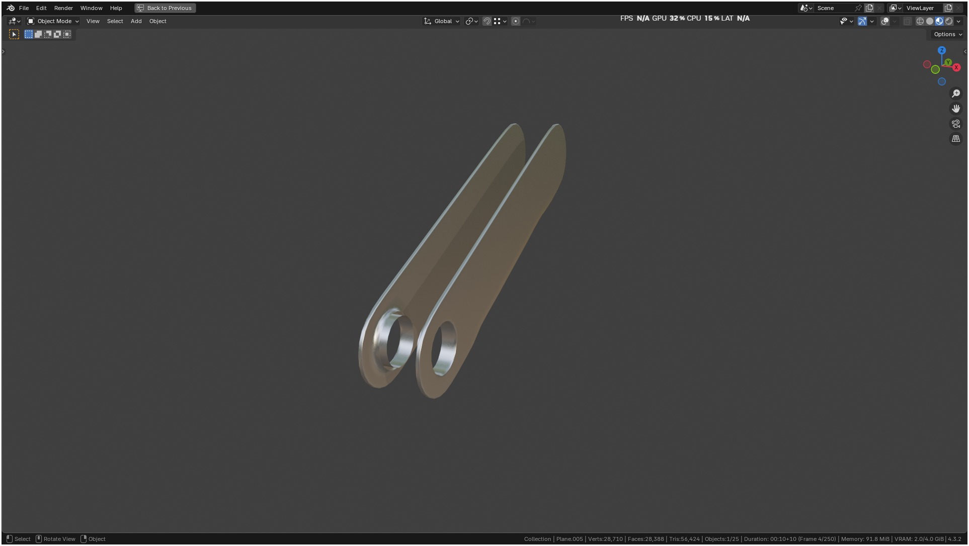 Puppy Tail Banding Elastrator 3D model_27