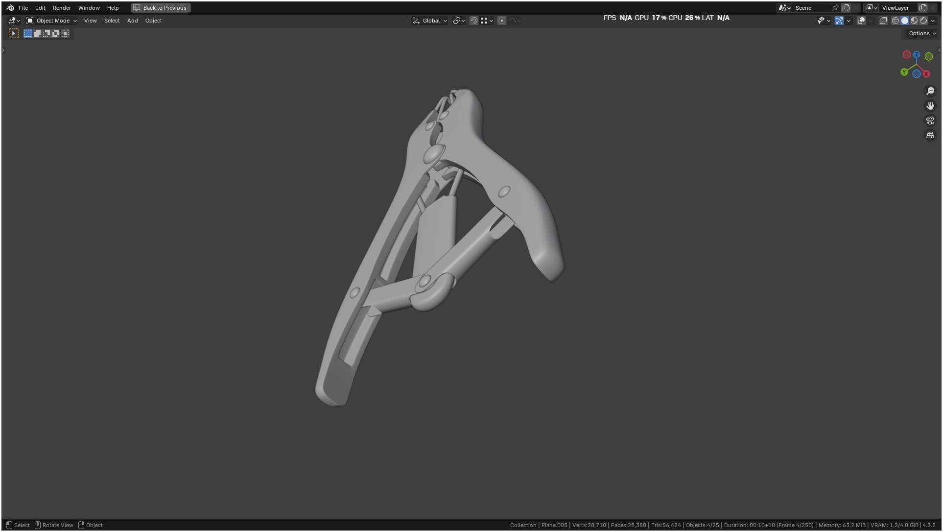 Puppy Tail Banding Elastrator 3D model_51