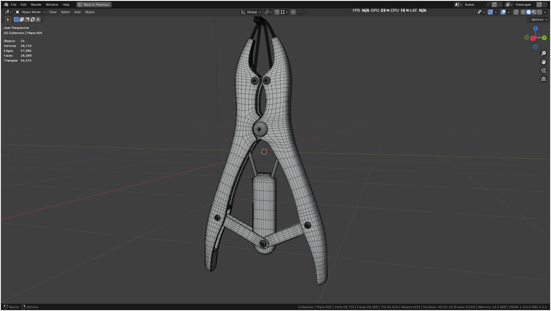 Puppy Tail Banding Elastrator 3D model_57