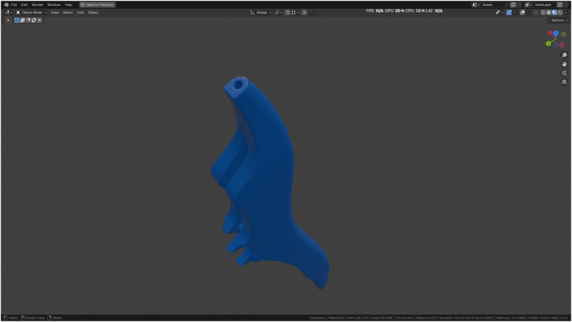 Puppy Tail Banding Elastrator 3D model_22