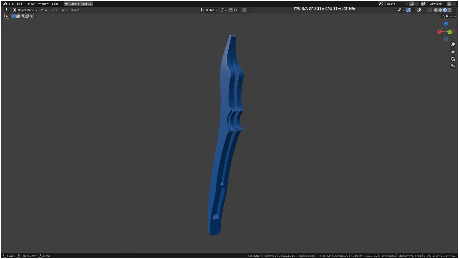 Puppy Tail Banding Elastrator 3D model_10