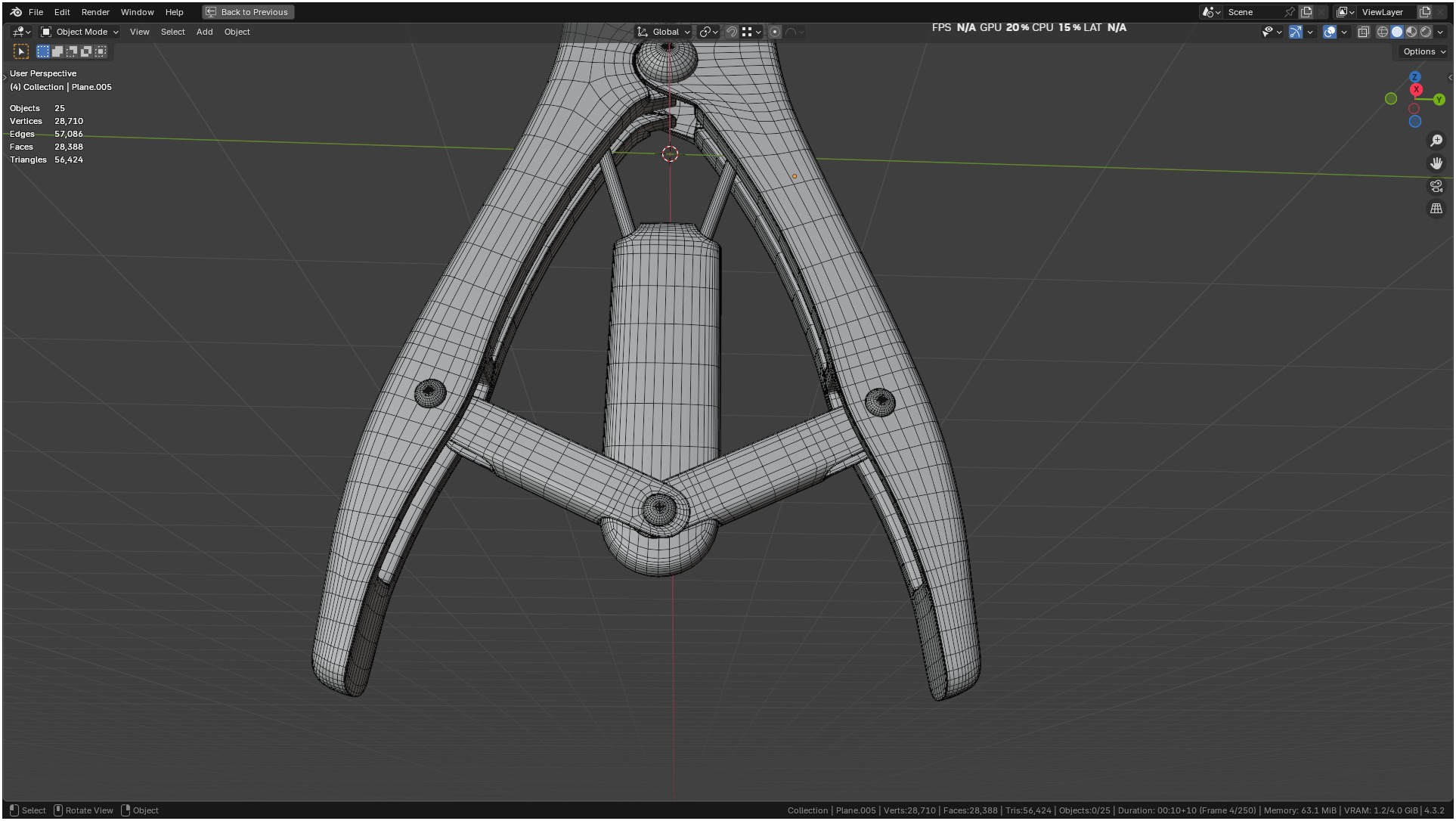 Puppy Tail Banding Elastrator 3D model_63