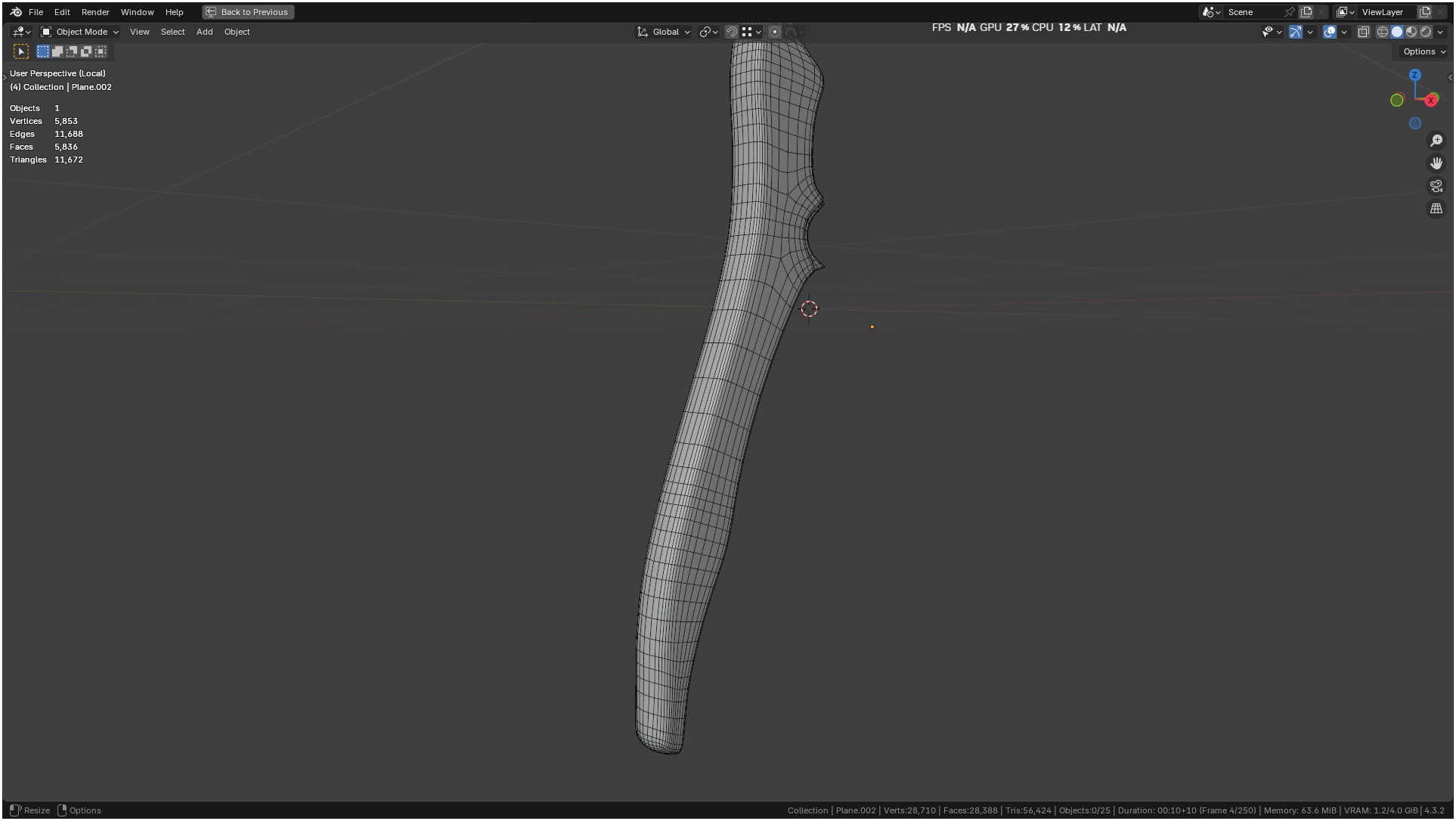 Puppy Tail Banding Elastrator 3D model_69