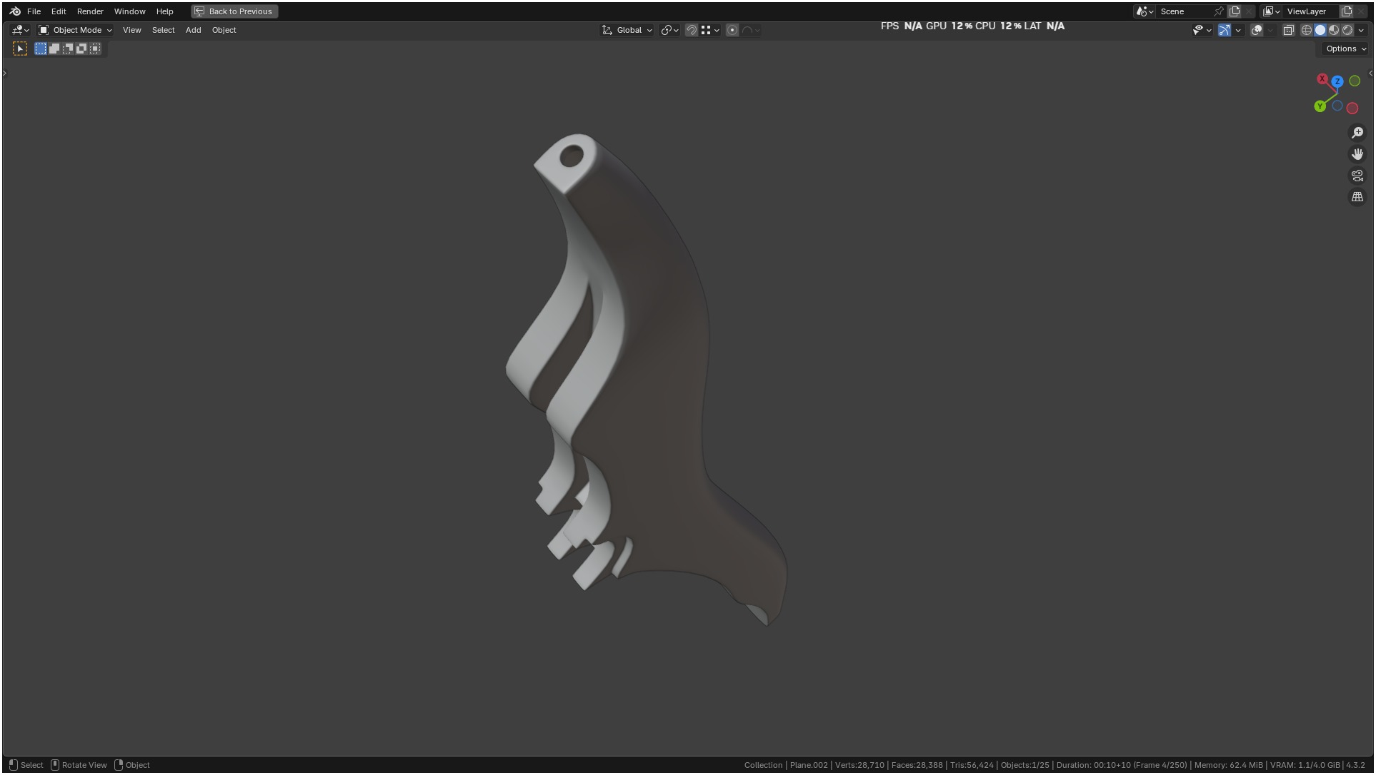 Puppy Tail Banding Elastrator 3D model_17