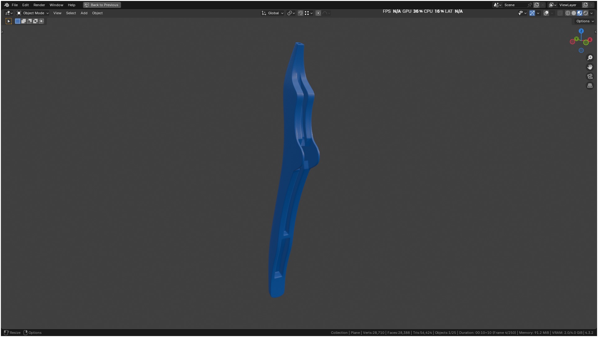 Puppy Tail Banding Elastrator 3D model_4