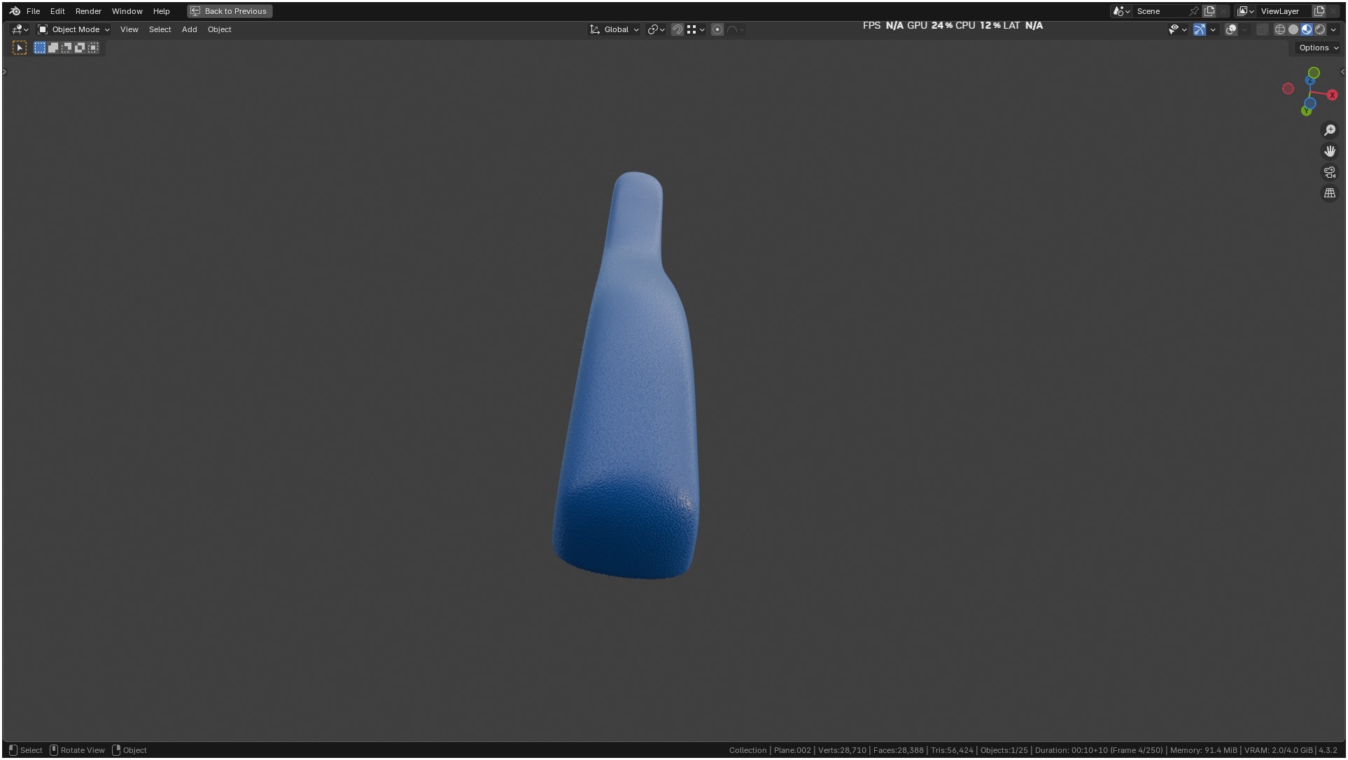 Puppy Tail Banding Elastrator 3D model_2