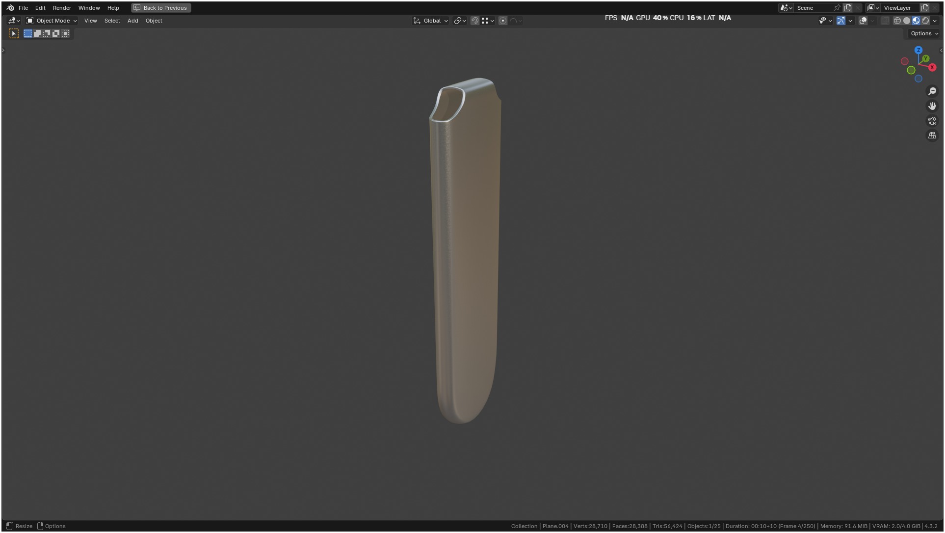 Puppy Tail Banding Elastrator 3D model_29