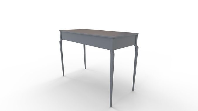 Modern Console Table Sofa Table 3D model 5
