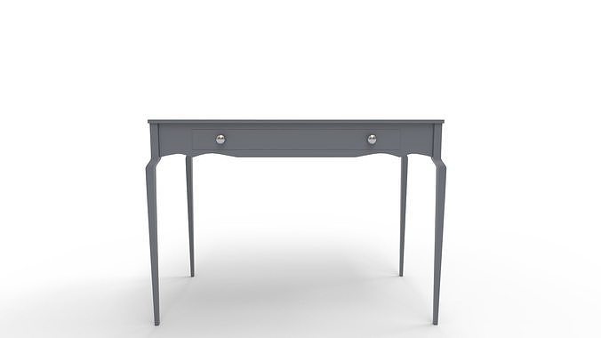 Modern Console Table Sofa Table 3D model 2