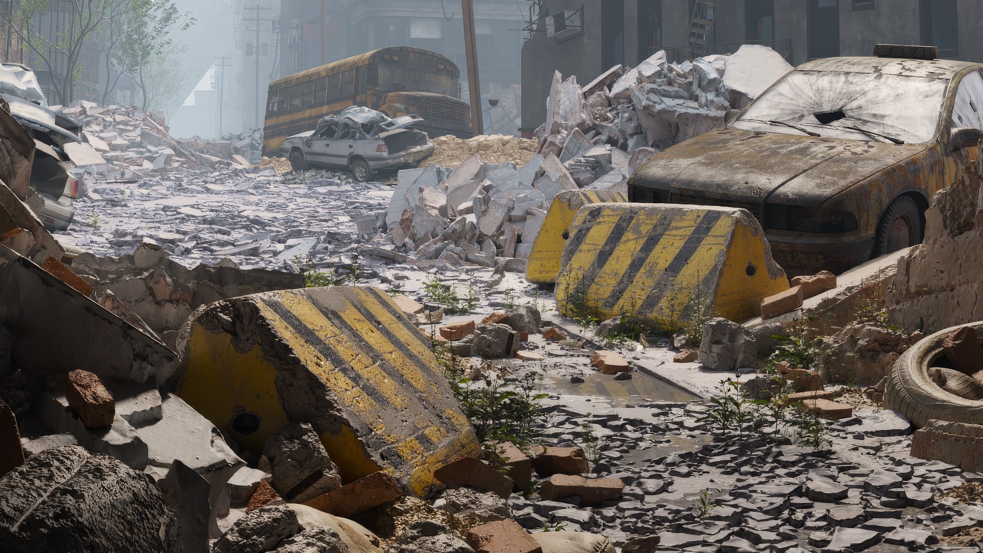 Archexteriors vol 45 - destroyed city scene 3D model_3