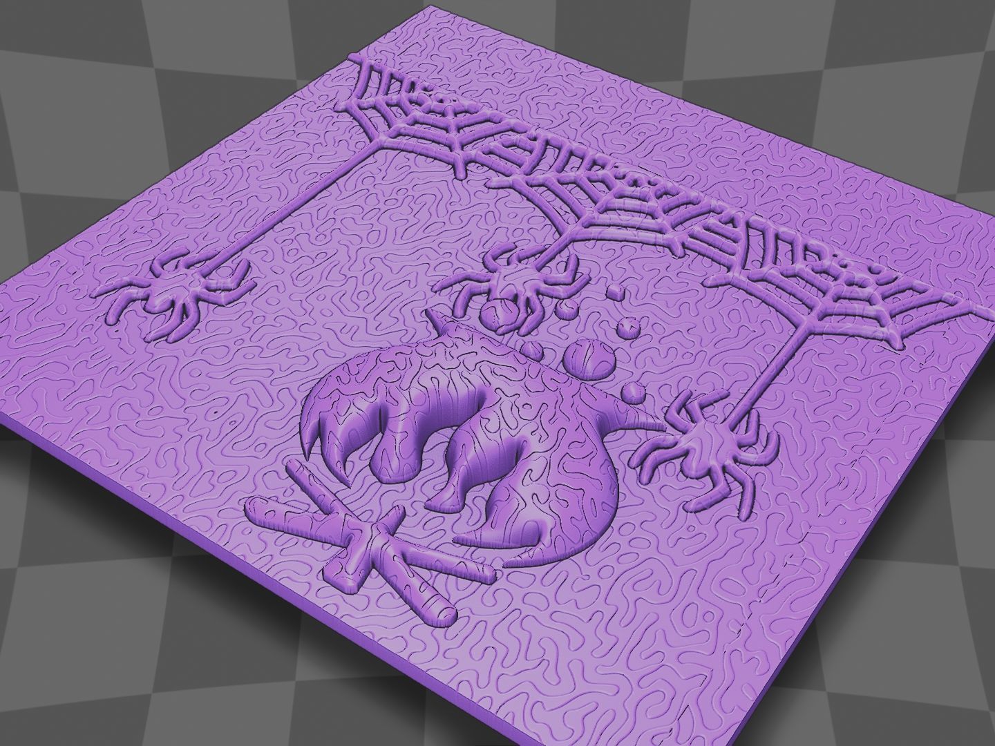 spiders witch for cnc 3D print model_3