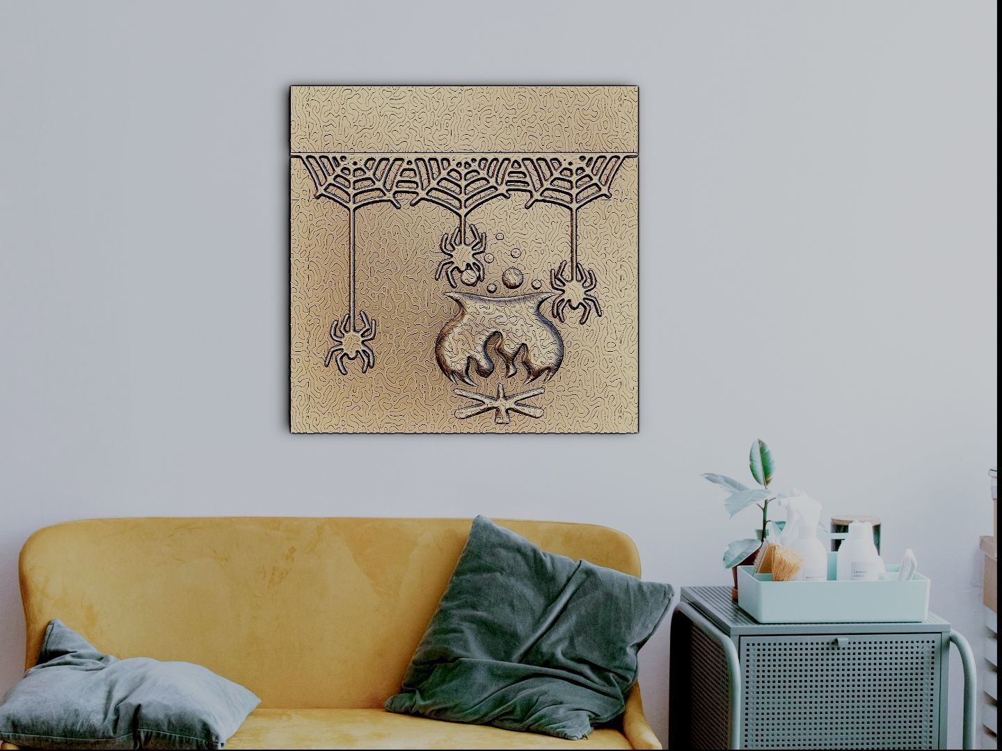 spiders witch for cnc 3D print model_1