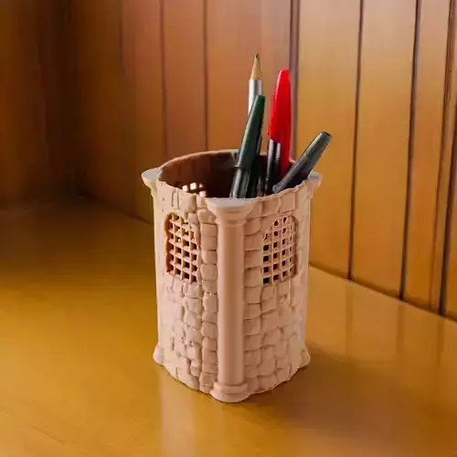 Medieval Penholder 3D print model