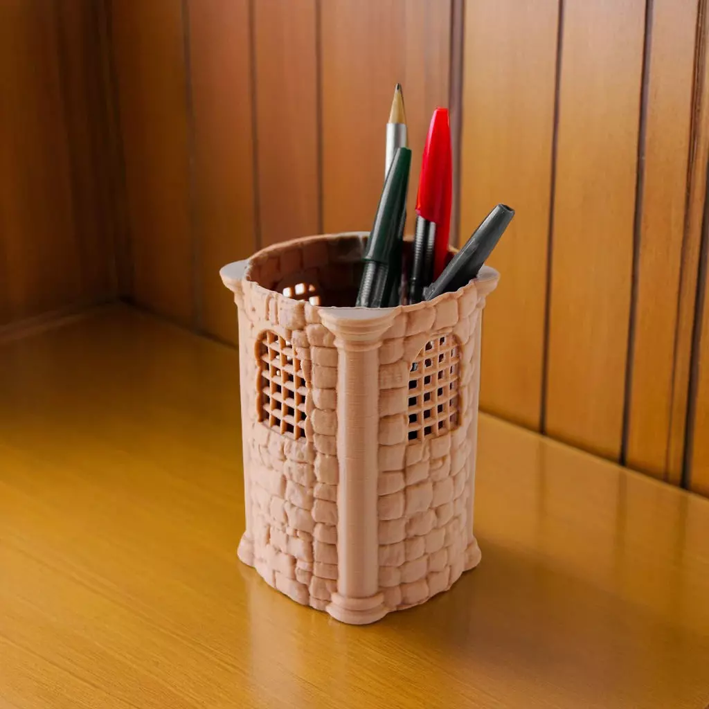 Medieval Penholder 3D print model_0
