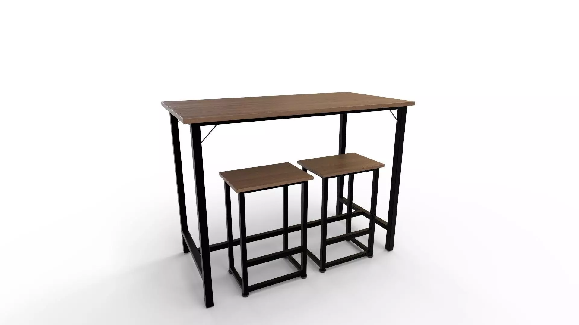 Baroda 2Person Counter Height Dining Set 3D model_0