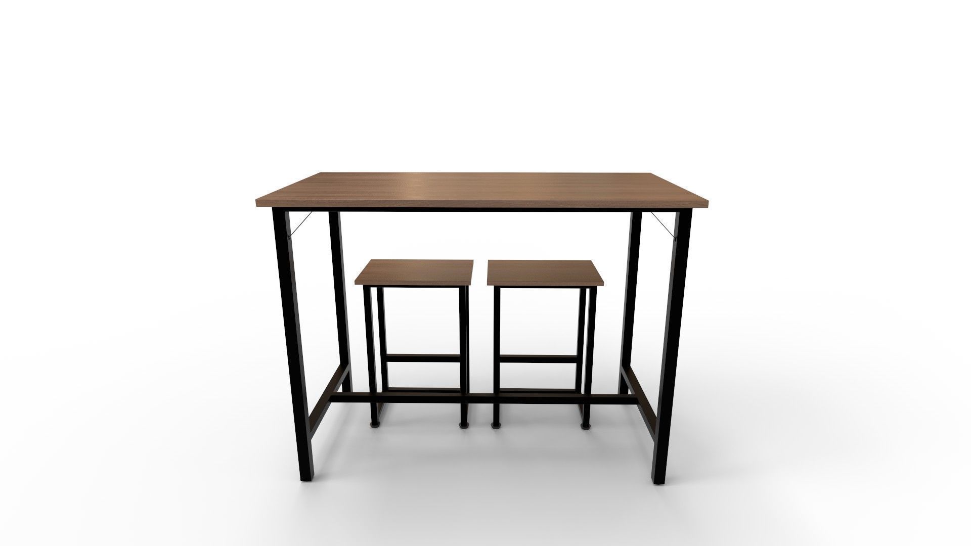 Baroda 2Person Counter Height Dining Set 3D model_6