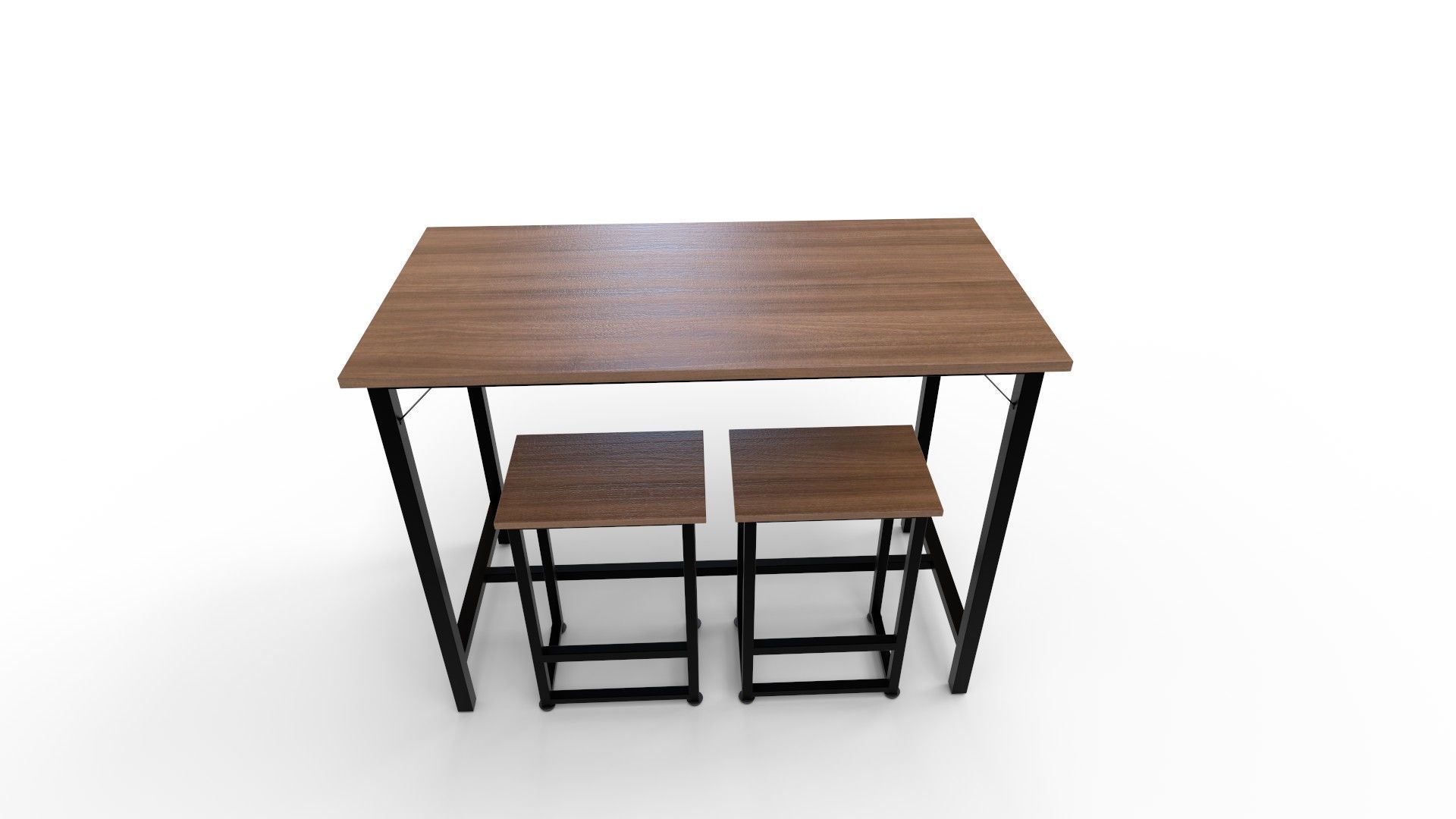Baroda 2Person Counter Height Dining Set 3D model_1
