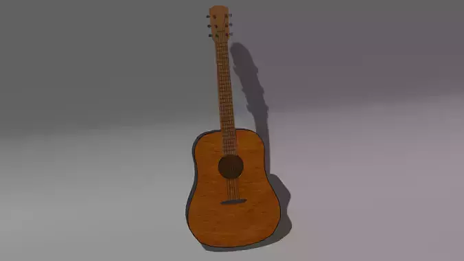 Classic Acoustic Guitar Asset