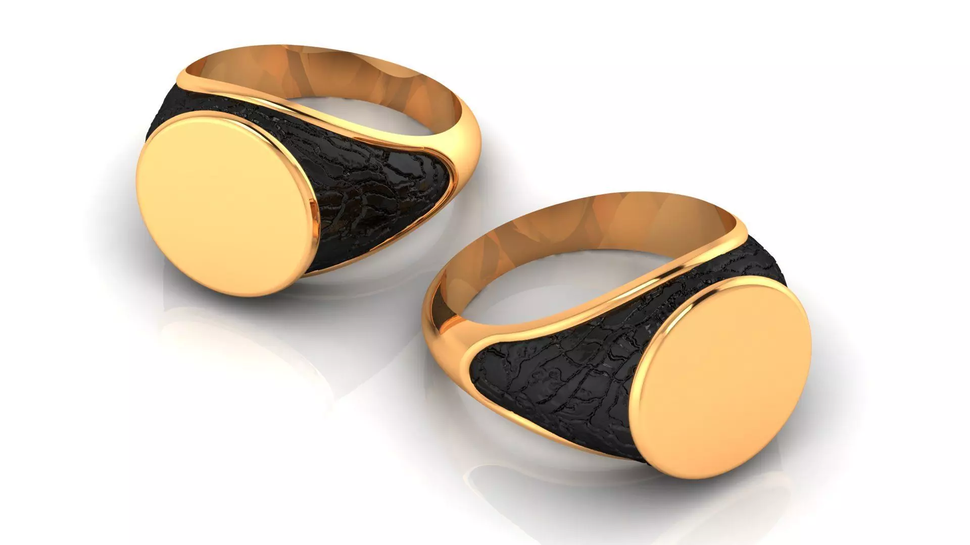 Men organic ring 3D print model