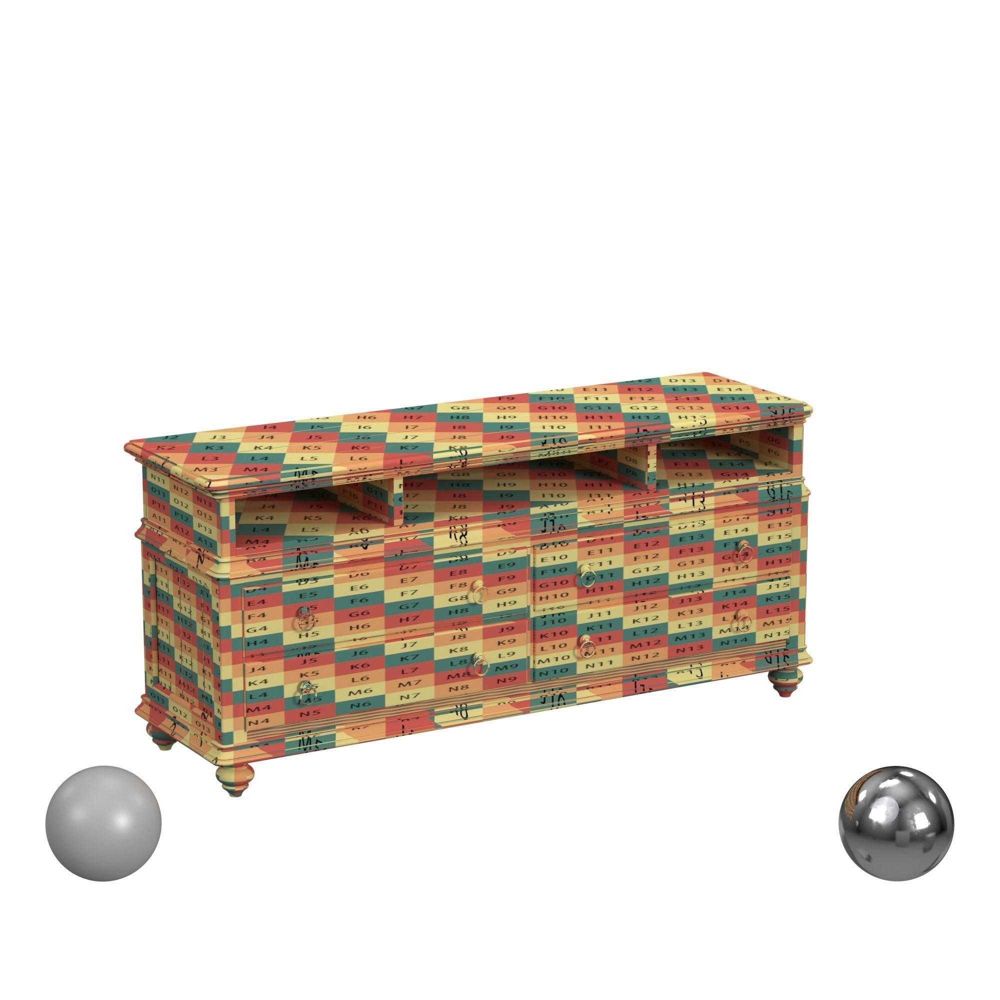 drawer 3D model_2