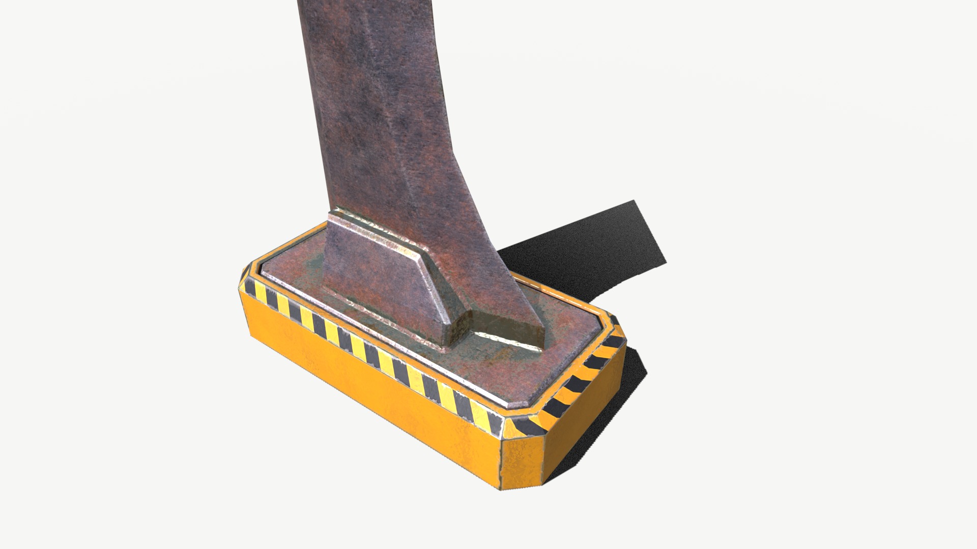 Spike Trap 2 Low-poly 3D model_7