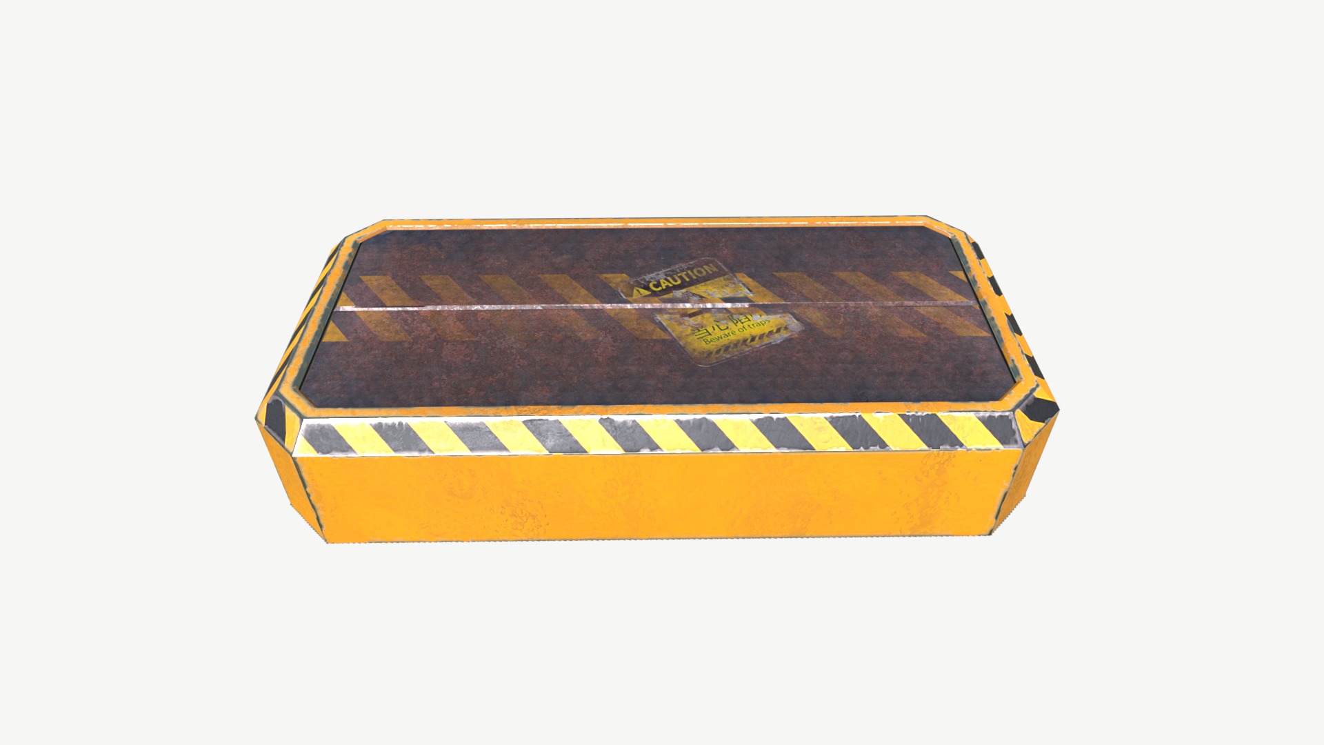 Spike Trap 2 Low-poly 3D model_2