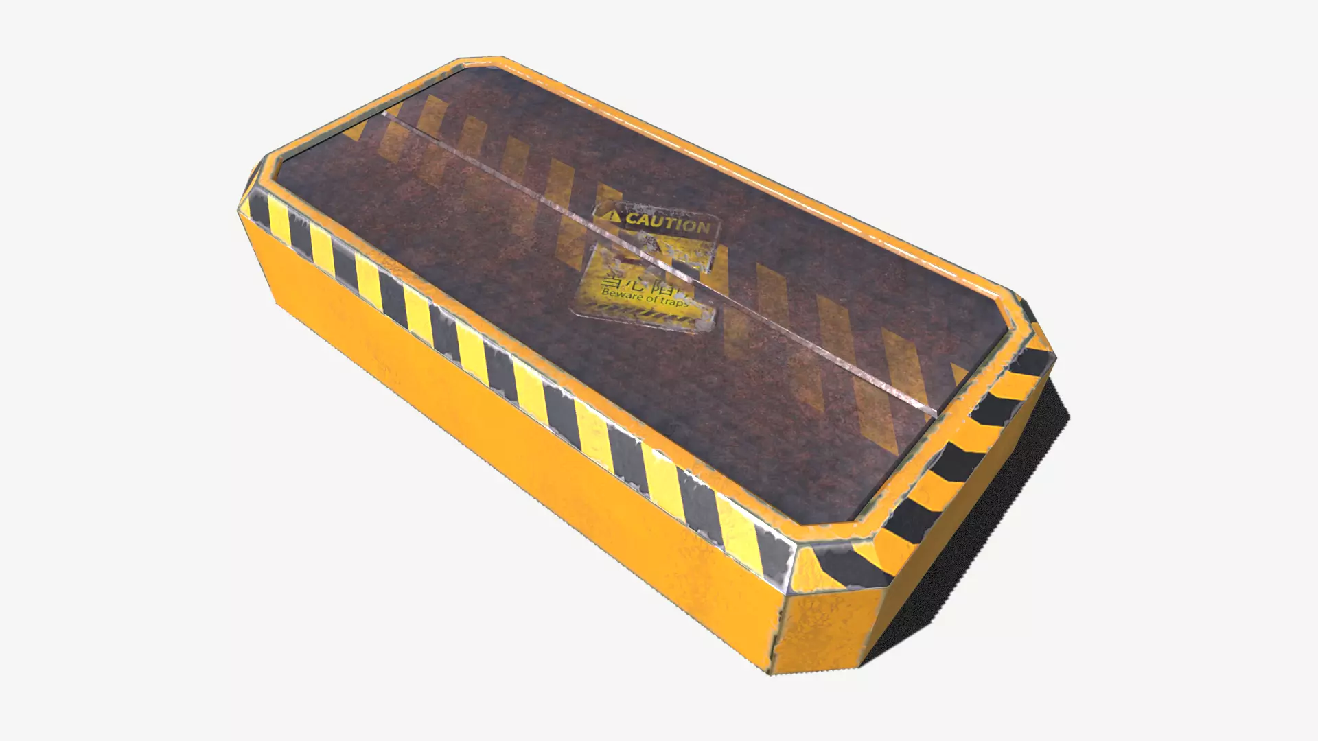 Spike Trap 2 Low-poly 3D model_0