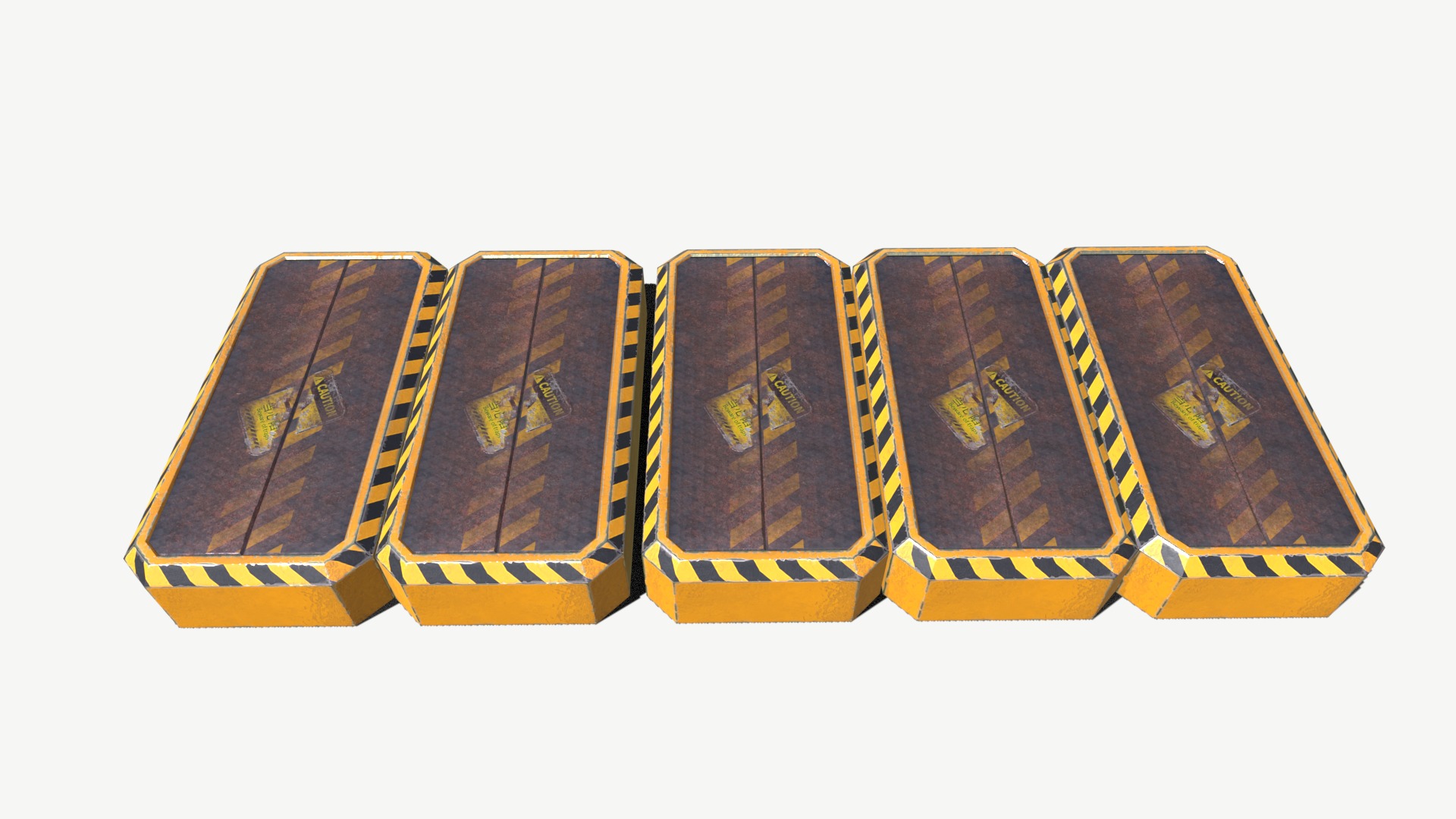 Spike Trap 2 Low-poly 3D model_12